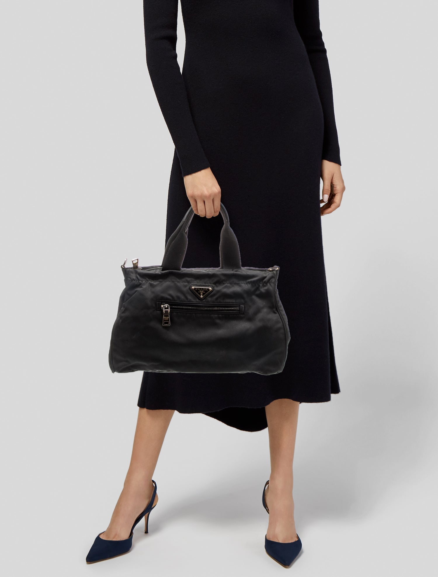 Prada Tessuto Nylon Weekender Bag