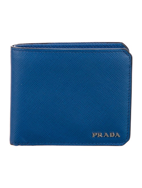 Prada Saffiano Metal Leather Bifold Wallet