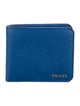 Prada Saffiano Metal Leather Bifold Wallet
