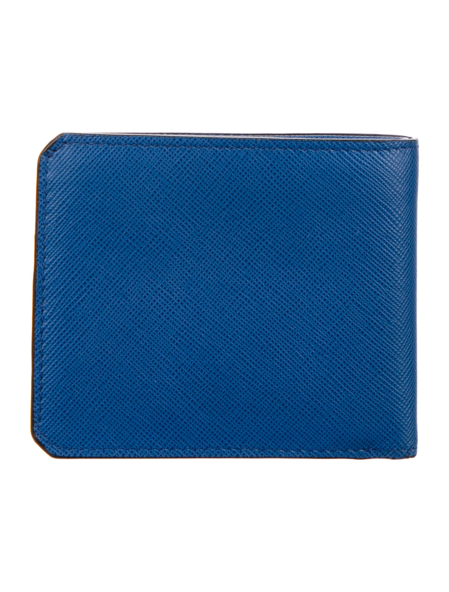 Prada Saffiano Metal Leather Bifold Wallet