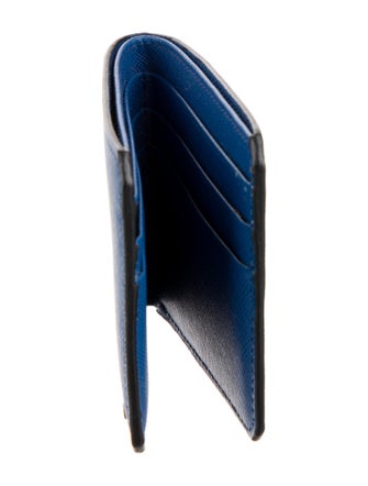 Prada Saffiano Metal Leather Bifold Wallet