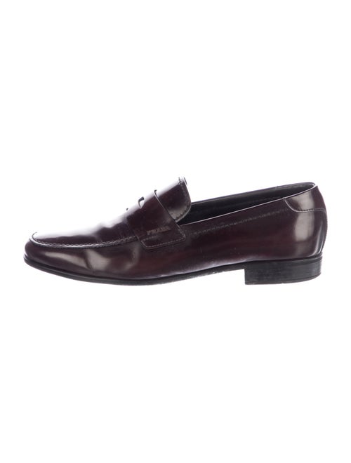 Prada Leather Dress Loafers
