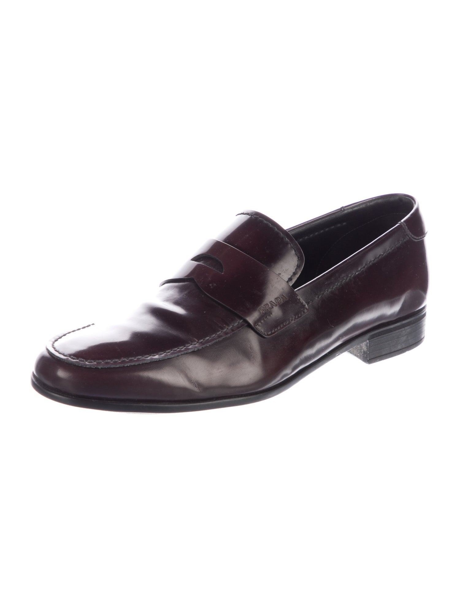 Prada Leather Dress Loafers