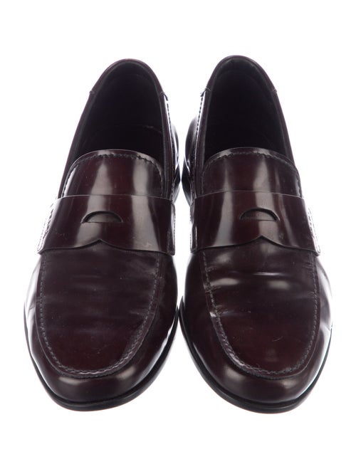 Prada Leather Dress Loafers
