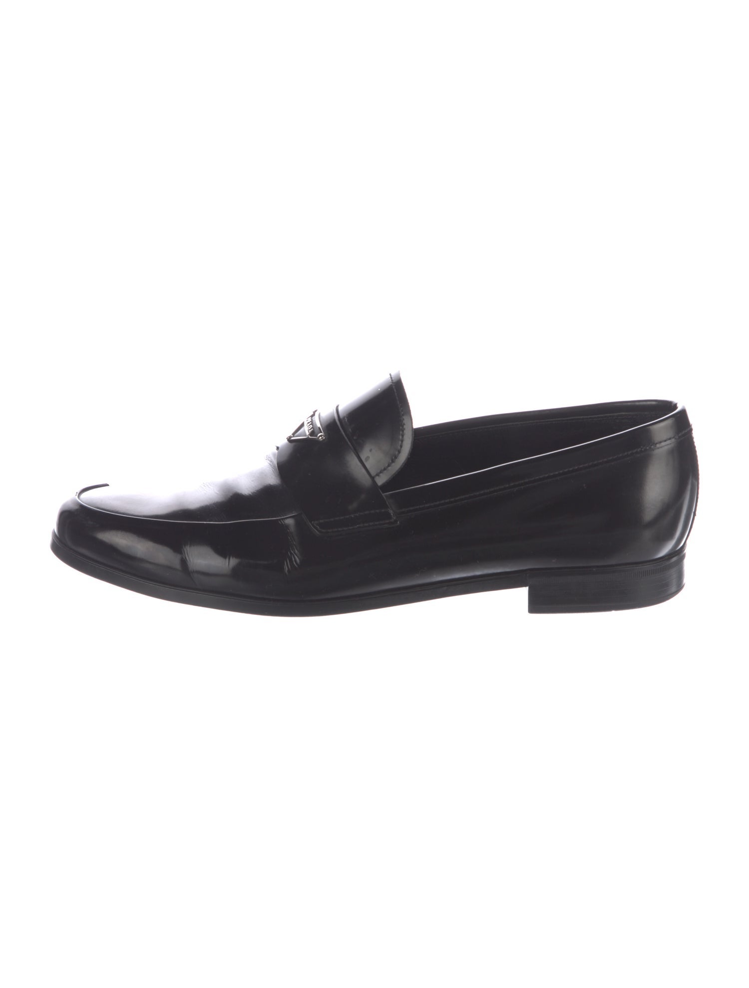 Prada Leather Dress Loafers