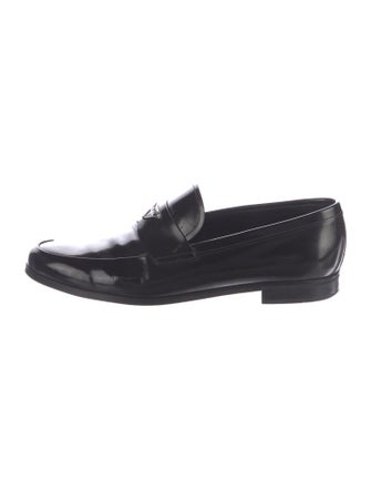 Prada Leather Dress Loafers