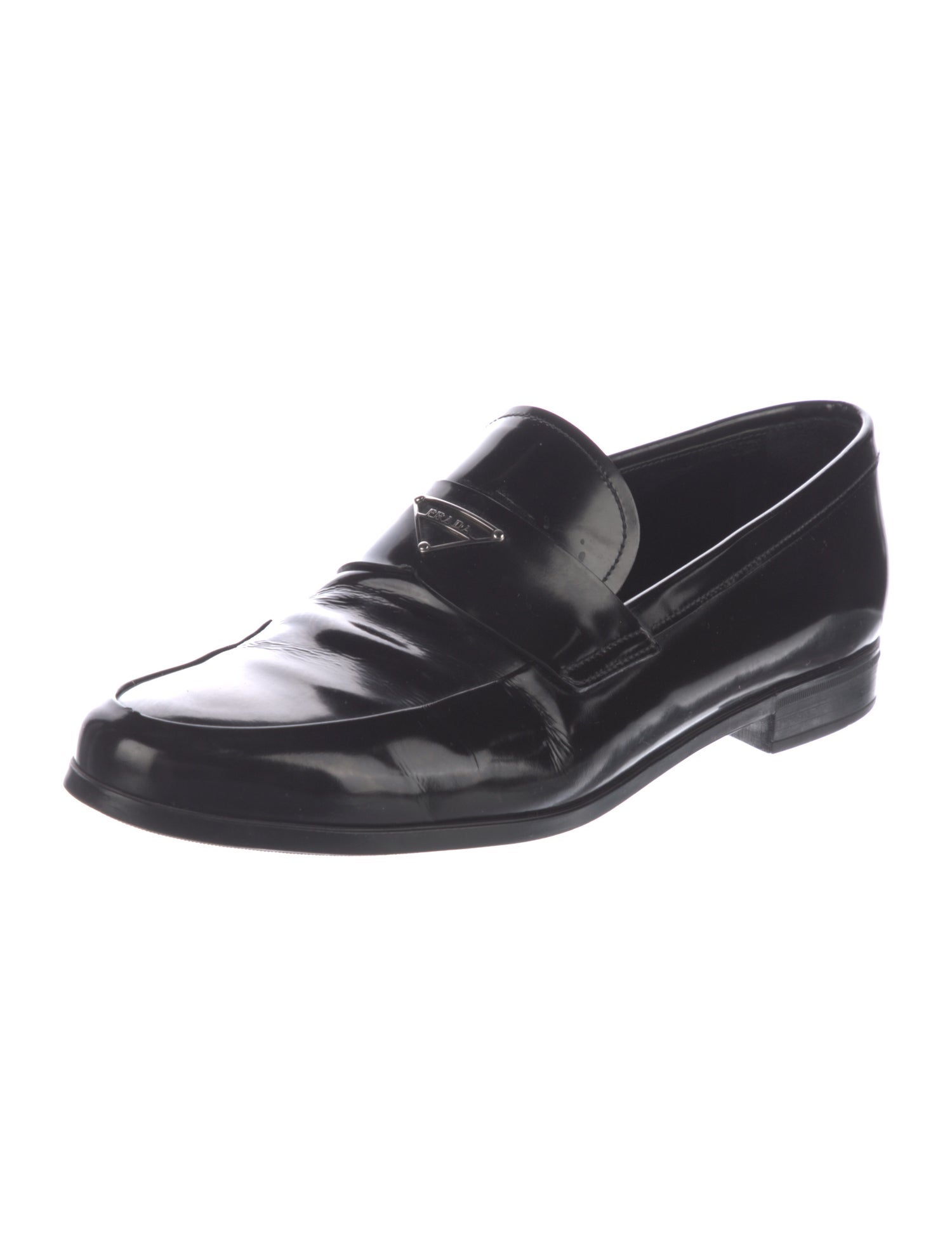 Prada Leather Dress Loafers