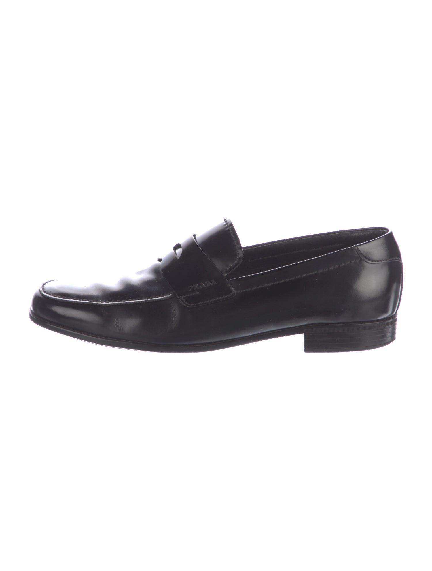 Prada Leather Dress Loafers