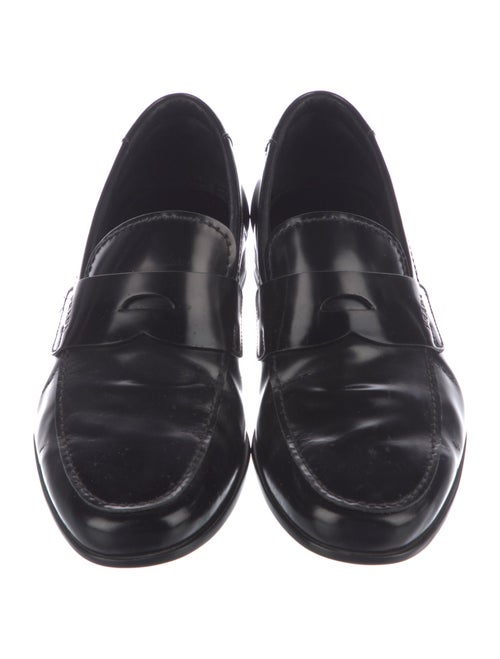 Prada Leather Dress Loafers