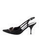 Prada Suede Slingback Pumps