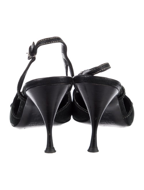 Prada Suede Slingback Pumps