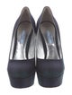 Prada Wool Plaid Print Pumps
