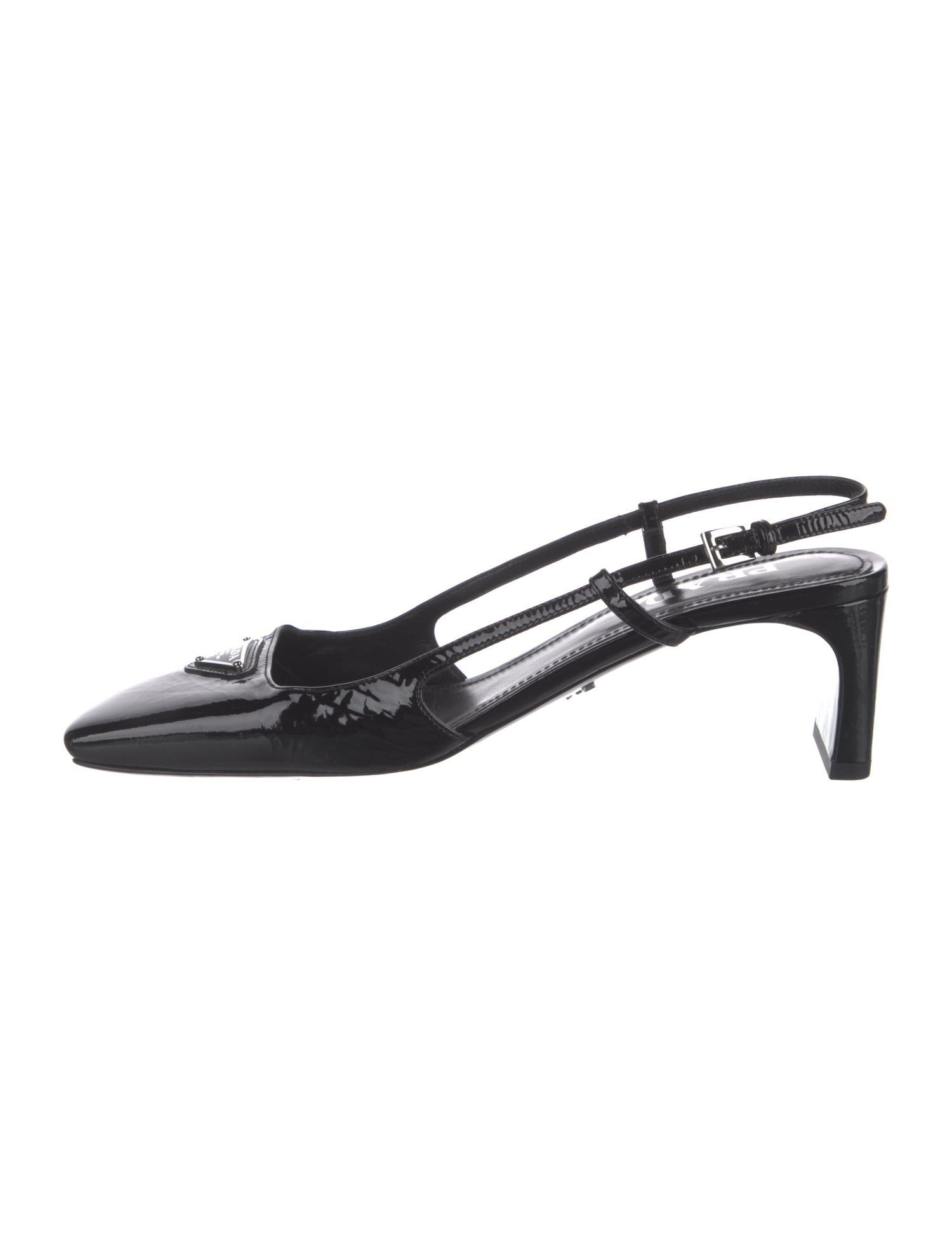 Prada Patent Leather Slingback Pumps