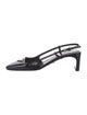 Prada Patent Leather Slingback Pumps