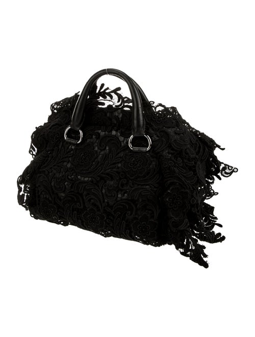 Prada Lace Top Handle Bag