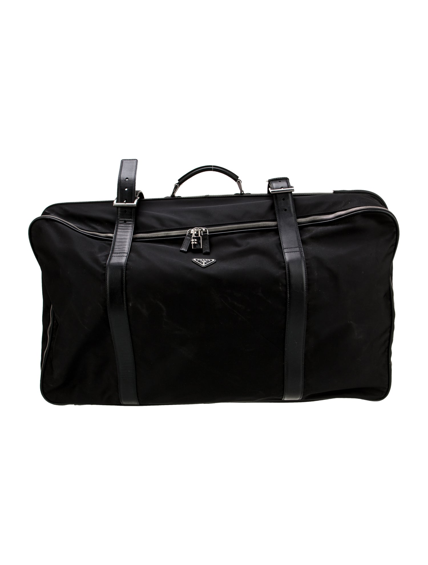 Prada Saffiano Leather Weekender Bag