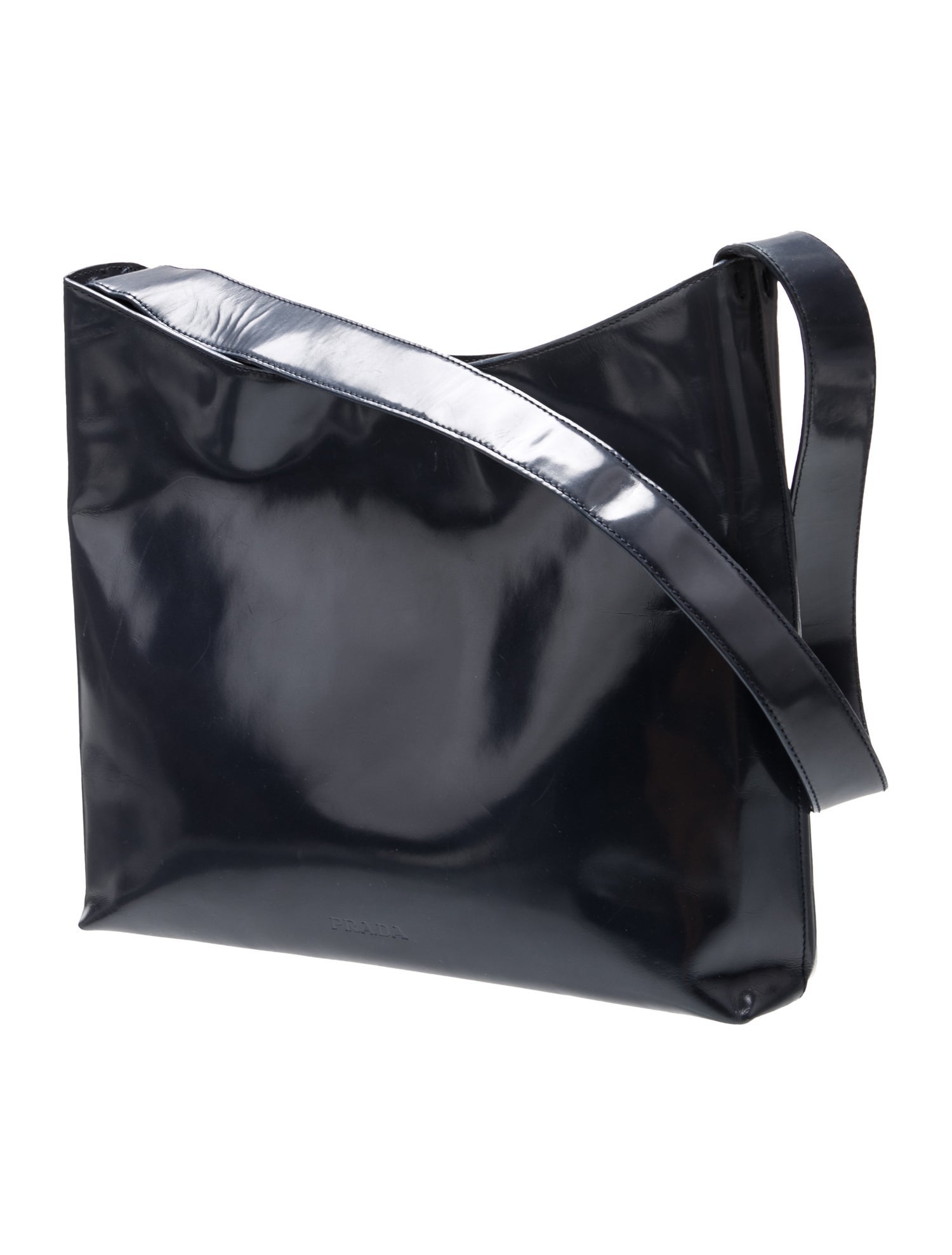 Prada Spazzolato Leather Crossbody Bag