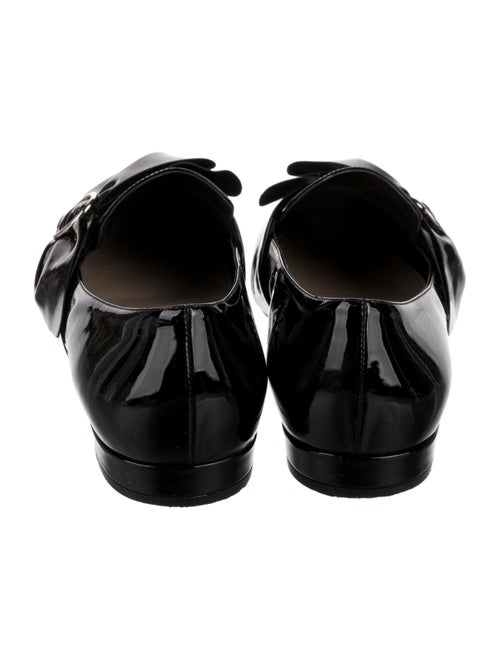 Prada Patent Leather Colorblock Pattern Loafers