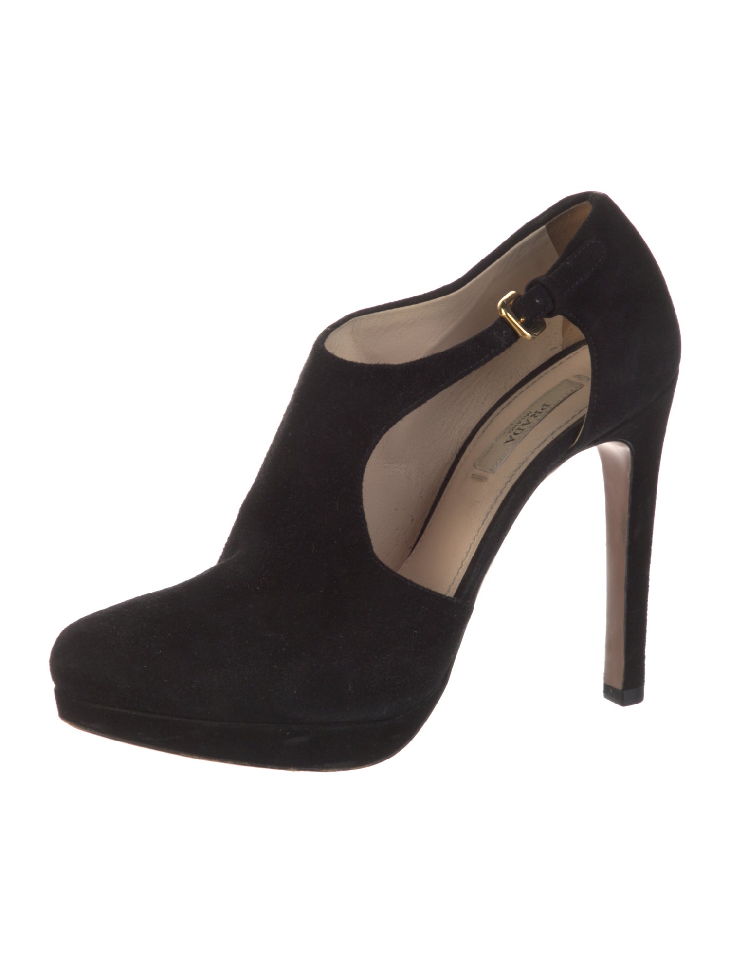 Prada Suede Slingback Pumps