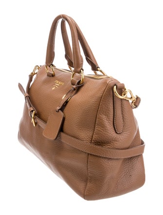 Prada Vitello Daino Leather Top Handle Bag