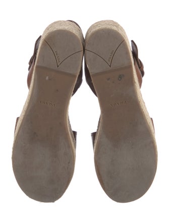 Prada Leather Espadrilles