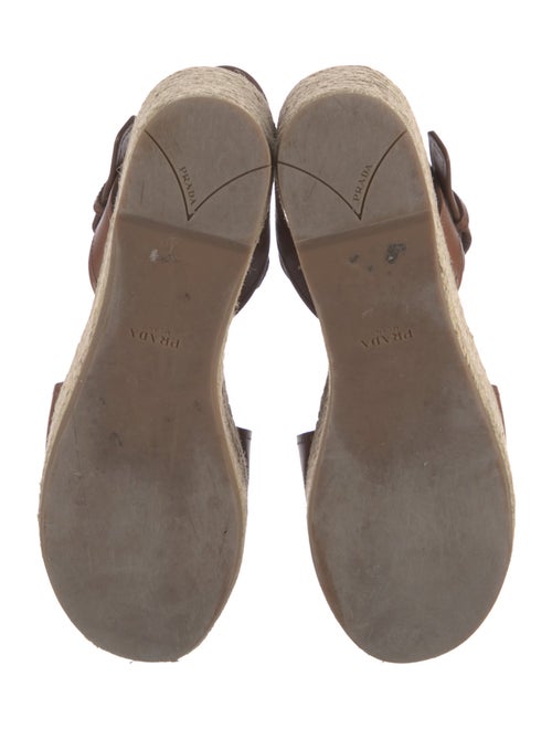 Prada Leather Espadrilles
