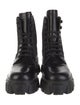 Prada Leather Combat Boots
