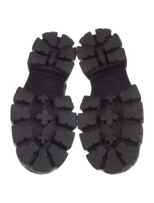 Prada Leather Combat Boots