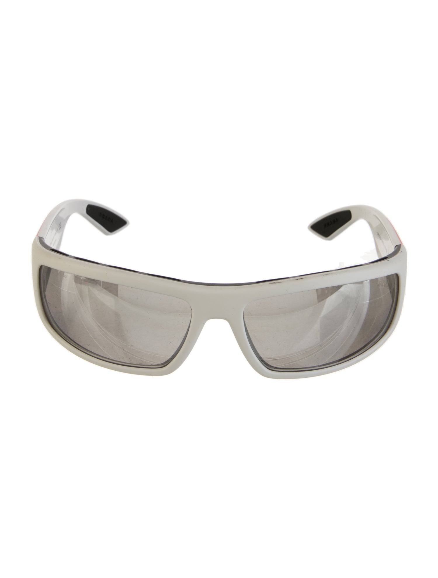Prada Shield Mirrored Sunglasses