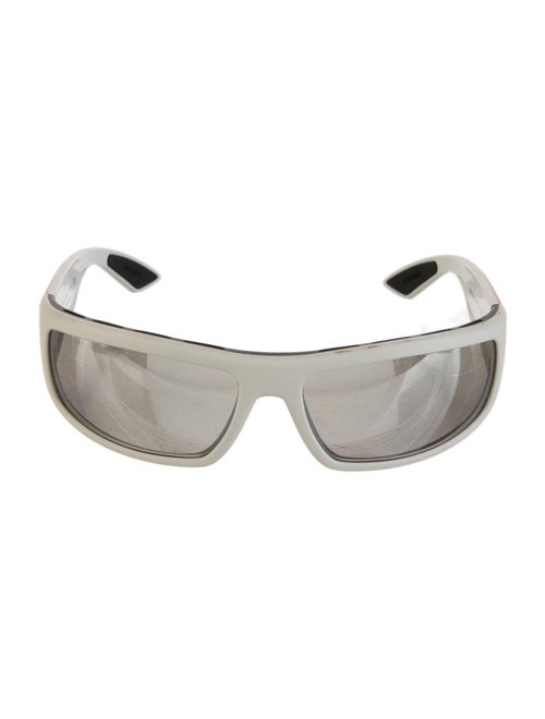 Prada Shield Mirrored Sunglasses