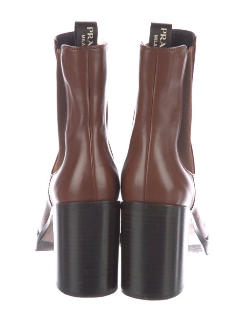 Prada Leather Chelsea Boots