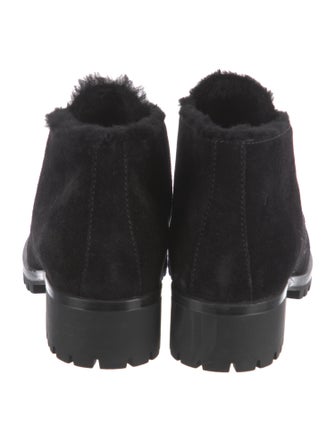 Prada Suede Lace-Up Boots