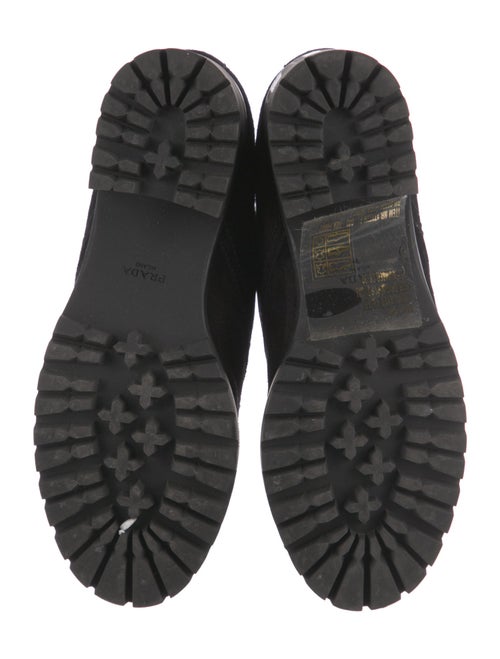 Prada Suede Lace-Up Boots