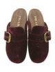 Prada Velvet Mules
