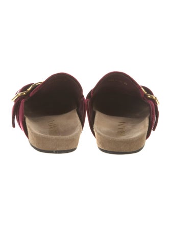 Prada Velvet Mules