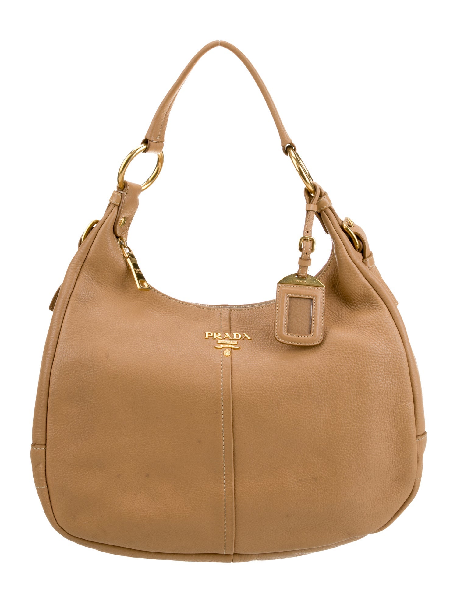 Prada Vitello Daino Leather Hobo Vintage