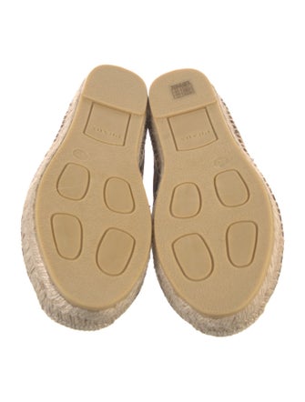 Prada Suede Animal Print Espadrille Sneakers