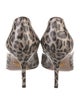 Prada Leather Animal Print Pumps