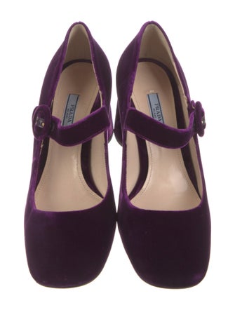 Prada Velvet Pumps