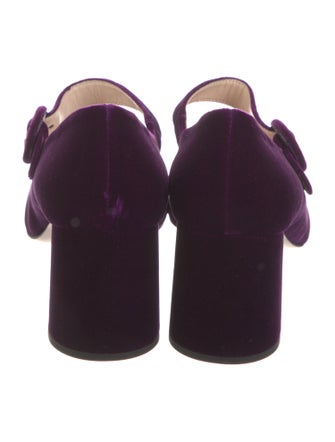 Prada Velvet Pumps