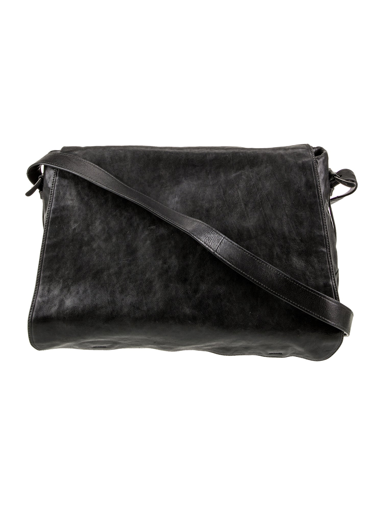 Prada Vitello Leather Messenger Bag