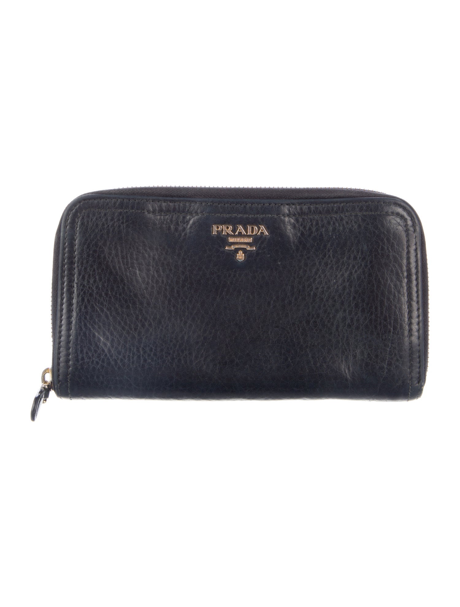 Prada Vitello Daino Leather Continental Wallet