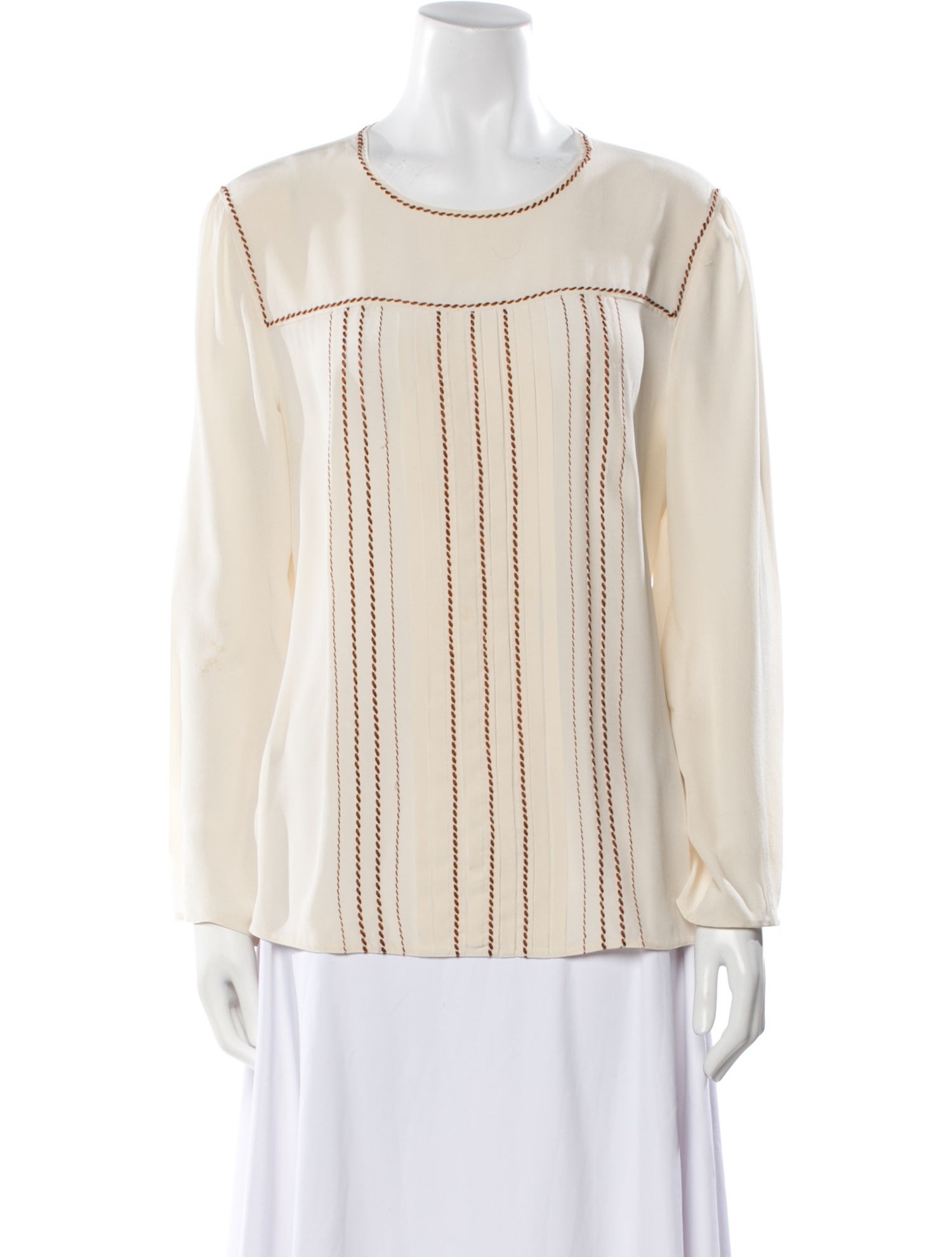 Prada 2015 Crew Neck Blouse