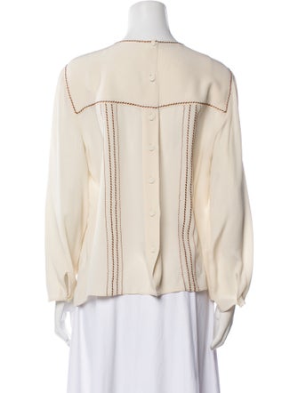 Prada 2015 Crew Neck Blouse