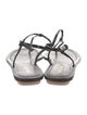 Prada Patent Leather T-Strap Sandals