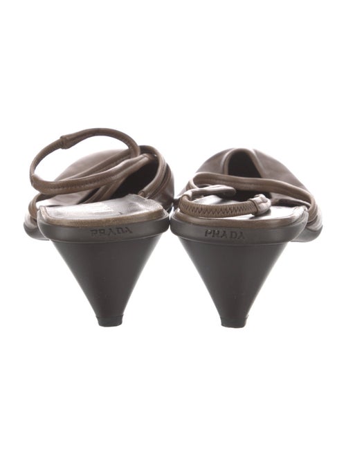 Prada Leather Slingback Pumps
