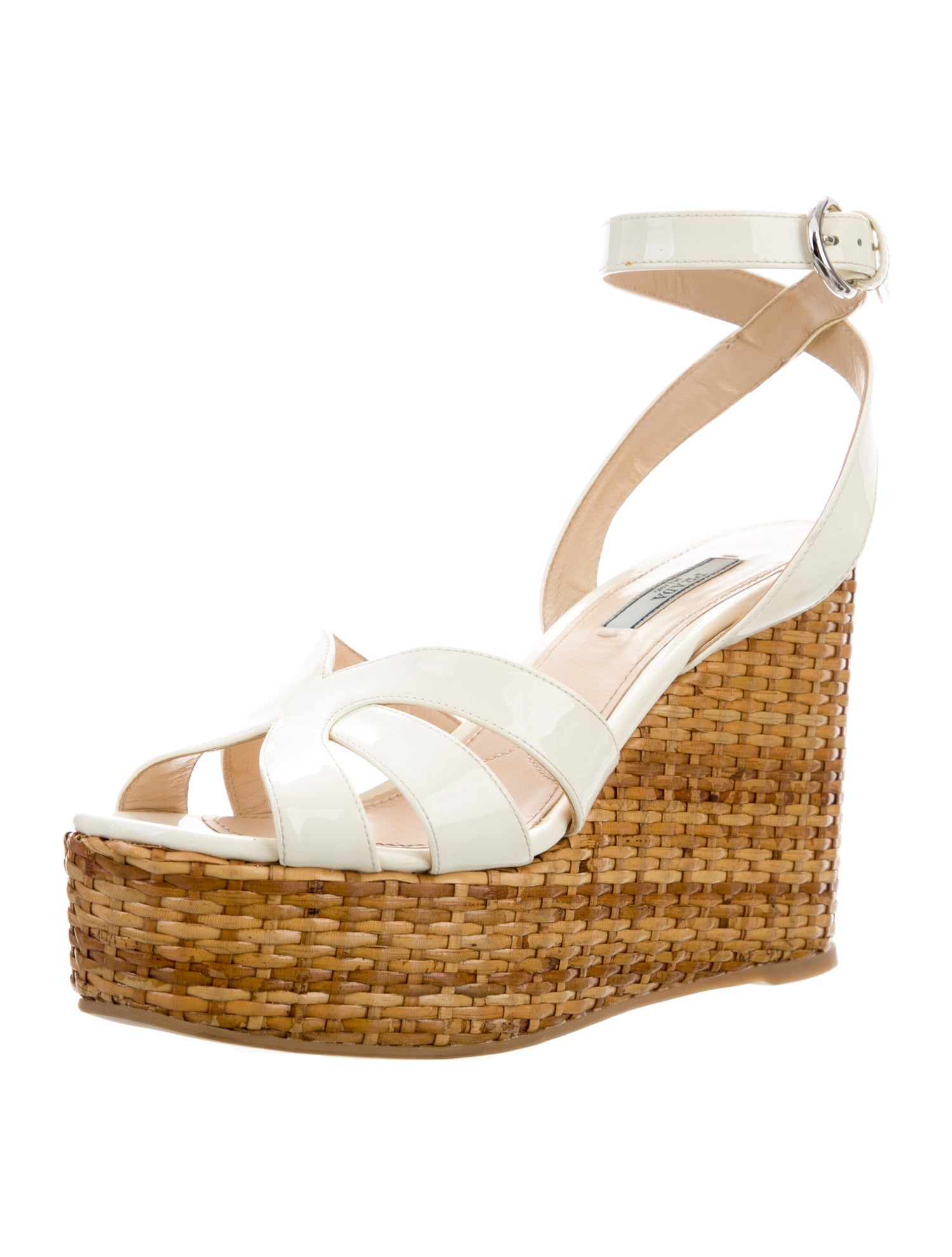 Prada Patent Leather Espadrilles