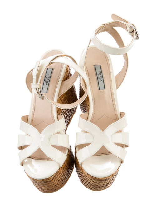 Prada Patent Leather Espadrilles