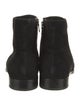 Prada Suede Leather Trim Embellishment Boots