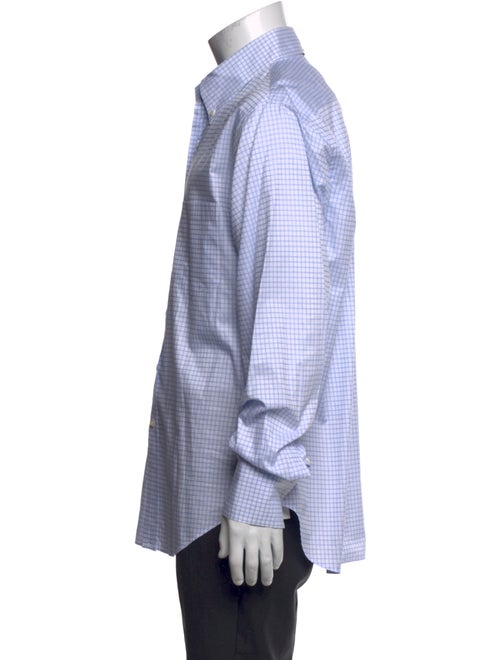 Prada 2017 Plaid Print Dress Shirt